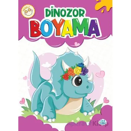Neşeli Dinozor Boyama - Kollektif - Dokuz Çocuk