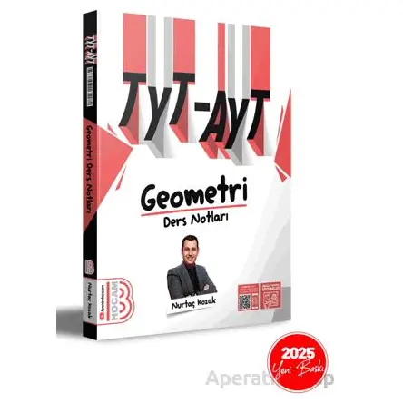 2025 TYT - AYT Geometri Ders Notları - Nurtaç Kozak - Benim Hocam Yayınları