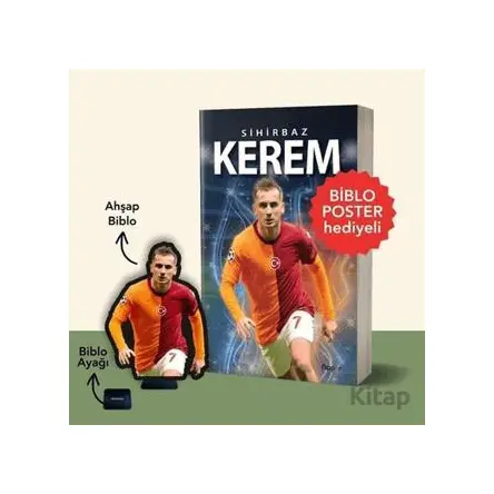 Sihirbaz Kerem - Biblo Poster Hediyeli - Kerem Tek - Flipper Yayıncılık