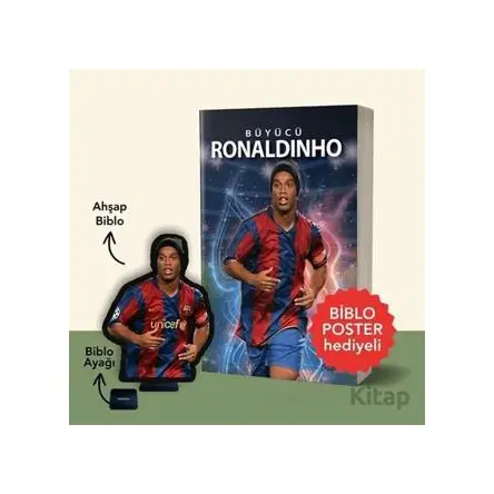 Büyücü Ronaldinho - Biblo Poster Hediyeli - Kerem Tek - Flipper Yayıncılık