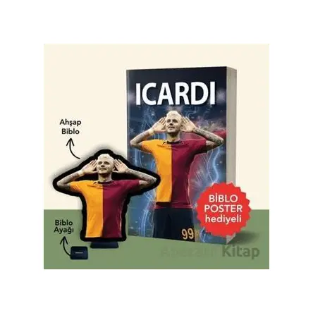 Icardi - Biblo Poster Hediyeli - Kerem Tek - Flipper Yayıncılık