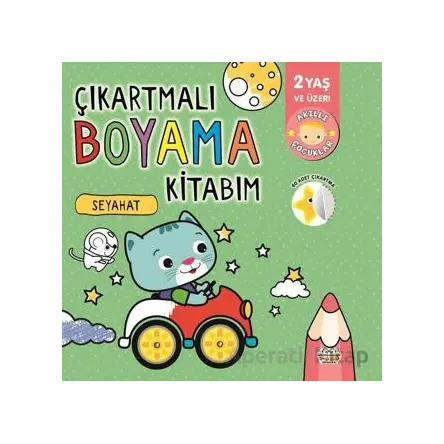Çıkartmalı Boyama Kitabım - Seyahat - Kolektif - 0-6 Yaş Yayınları