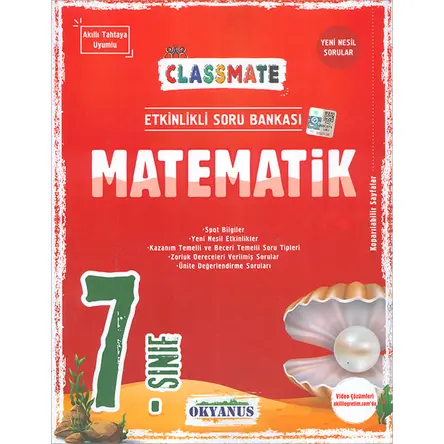 Okyanus 7.Sınıf Classmate Matematik Soru Bankası