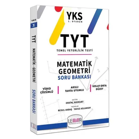 TYT Matematik Geometri Soru Bankası Lemma Yayınları