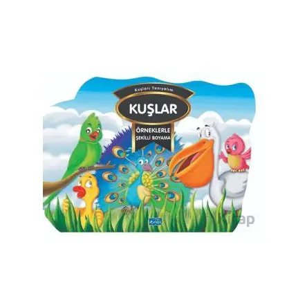 Örneklerle Şekilli Boyama - Kuşlar - Kolektif - Parıltı Yayınları