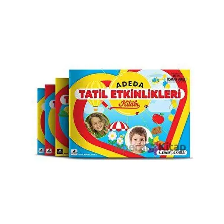 Adeda Tatil Etkinlikleri Kitabı 1. Sınıf - Osman Abalı - Adeda Yayınları