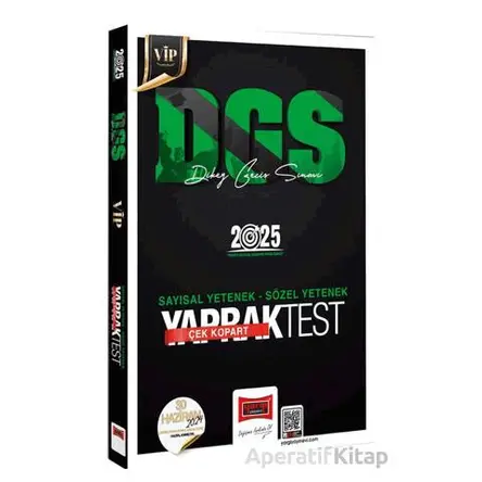 Yargı Yayınları 2025 DGS VİP Sayısal-Sözel Yetenek Çek Kopart Yaprak Test