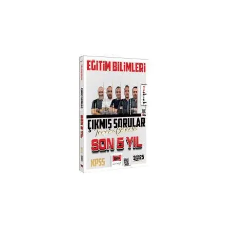 Yargı Yayınları 2025 KPSS Eğitim Bilimleri Tamamı Çözümlü Son 5 Yıl Çıkmış Sorular