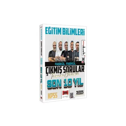 Yargı 2025 KPSS Eğitim Bilimleri Tamamı Çözümlü Fasikül Fasikül Son 10 Yıl Çıkmış Sorular
