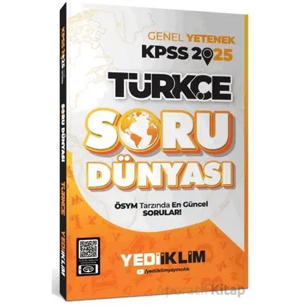 Yediiklim Yayınları 2025 Genel Kültür Türkçe Soru Dünyası