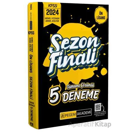 2024 KPSS Genel Yetenek Genel Kültür Ön Lisans Sezon Finali Tamamı Çözümlü 5 Deneme