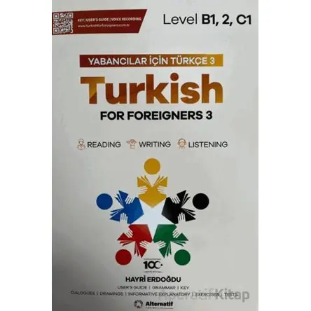 Yabancılar İçin Türkçe 3 - Türkish For Foreigners 3 - Hayri Erdoğdu - Alternatif Yayıncılık