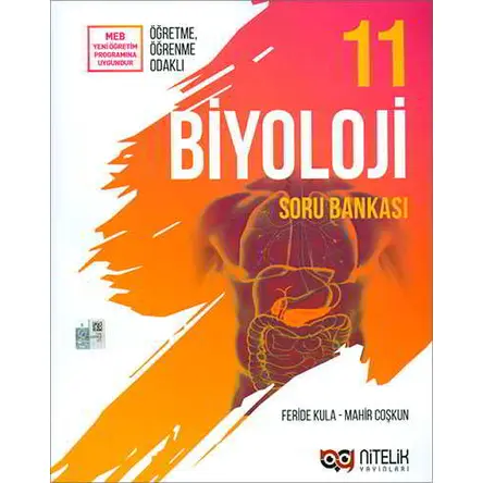 Nitelik 11.Sınıf Biyoloji Soru Bankası (Yeni Müfredat)
