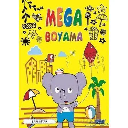 Mega Boyama-Sarı Kitap - Kolektif - Parıltı Yayınları