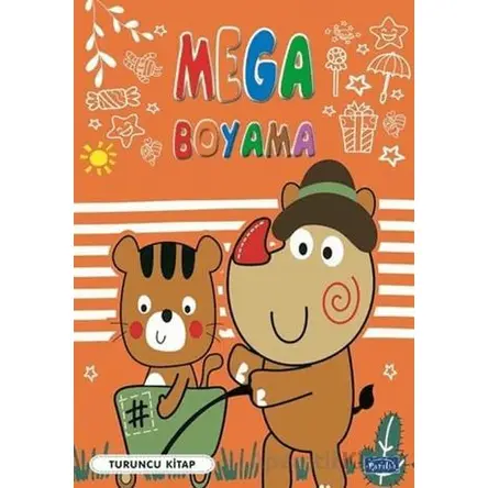 Mega Boyama-Turuncu Kitap - Kolektif - Parıltı Yayınları