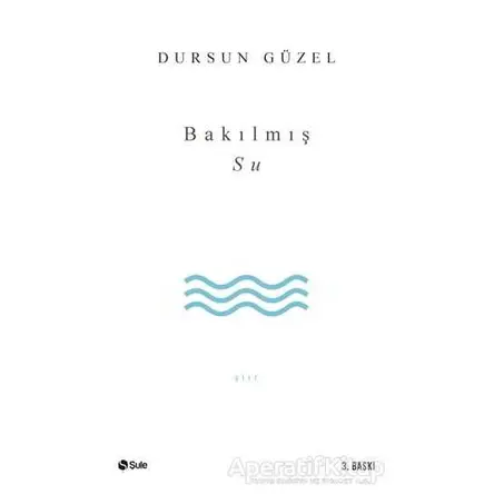 Bakılmış Su - Dursun Güzel - Şule Yayınları