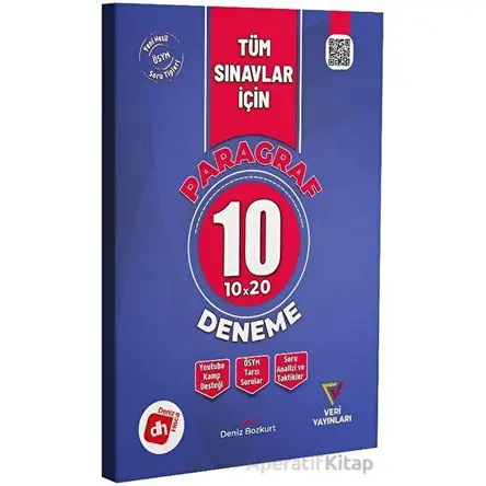 2025 TYT-AYT - Paragraf 10 Deneme Sınavı - Deniz Bozkurt - Dizgi Kitap