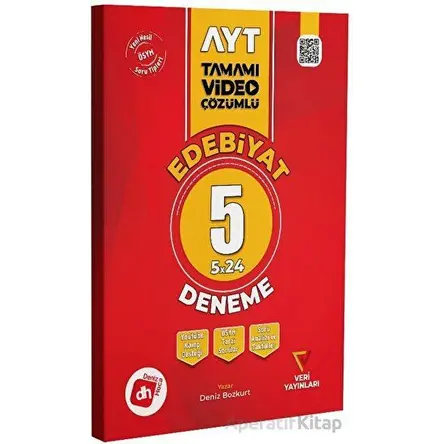 AYT Edebiyat 5 Deneme Sınavı - Deniz Bozkurt - Dizgi Kitap