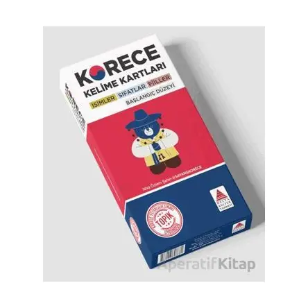 Korece Kelime Kartları (İsimler, Sıfatlar, Fiiller) - Nisa Özlem Şahin - Delta Kültür Yayınevi