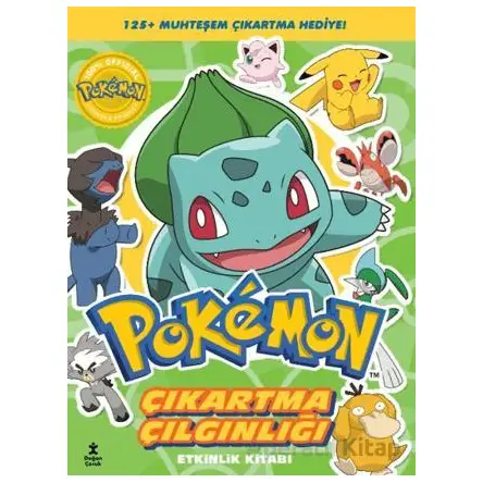 Pokemon Bulbasaur Çıkartma Çılgınlığı - Kolektif - Doğan Çocuk