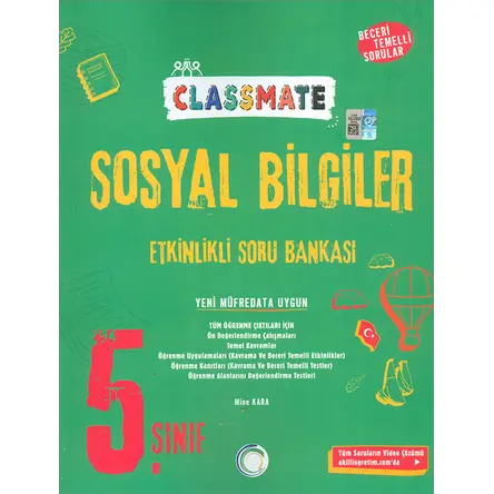Okyanus 5.Sınıf Sosyal Bilgiler Etkinlikli Soru Bankası 2025