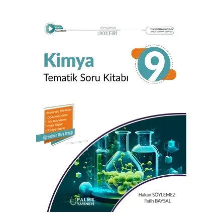 2025 9. Sınıf Kimya Tematik Soru Kitabı - Palme Yayıncılık