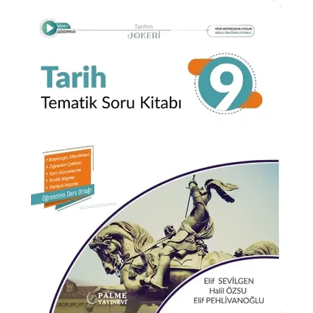 Palme Yayınevi 9.Sınıf Tarih Tematik Soru Kitabı 2025