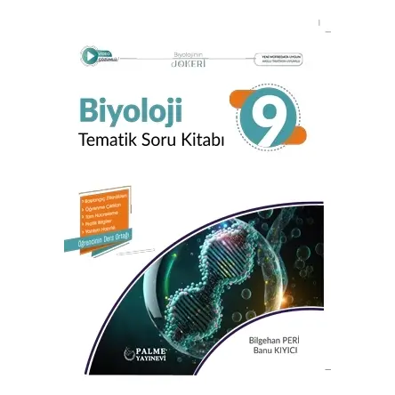 2025 - 9. Sınıf Biyoloji Tematik Soru Kitabı - Palme Yayıncılık