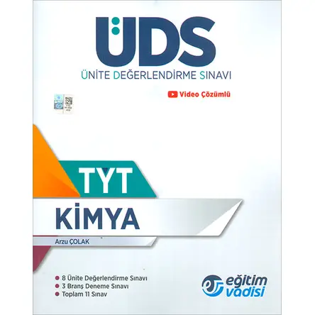 TYT Kimya ÜDS Ünite Değerlendirme Sınavı Eğitim Vadisi Yayınları
