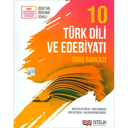 10.Sınıf Türk Dili ve Edebiyatı Soru Bankası Nitelik Yayınları