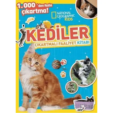 National Geographic Kids Kediler Çıkartmalı Faaliyet Kitabı - Kolektif - Beta Kids