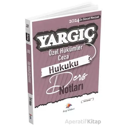 Yargıç Hakimlik ve HMGS Ceza Hukuku Özel Hükümler - Murat Soylu - Dizgi Kitap