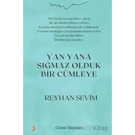Yan Yana Sığmaz Olduk Bir Cümleye - Reyhan Sevim - Cinius Yayınları
