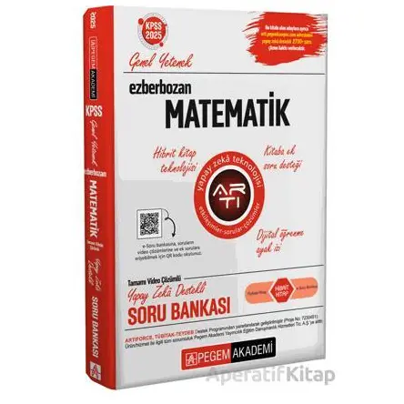 2025 Ezberbozan KPSS Genel Yetenek Genel Kültür Matematik Soru Bankası