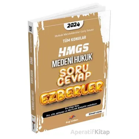 HMGS Medeni Hukuk Soru Cevap Ezberler - Serhat Güven - Dizgi Kitap