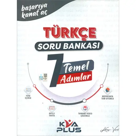 7.Sınıf Türkçe Temel Adımlar Soru Bankası KVA Yayınları