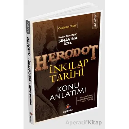 Dizgi Kitap Kaymakamlık Sınavına Özel Herodot İnkılap Tarihi Konu Anlatımı - 2024