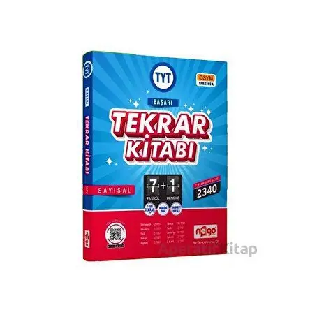 TYT Sayısal Başarı Tekrar Kitabı 7 Fasikül 1 Deneme Nego yayınları