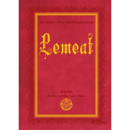 Lemeat (Büyük Boy) - Bediüzzaman Said Nursi - Tenvir Neşriyat