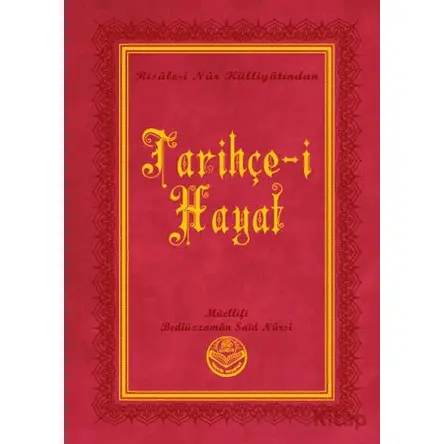 Tarihçe-i Hayat (Büyük Boy) - Bediüzzaman Said Nursi - Tenvir Neşriyat