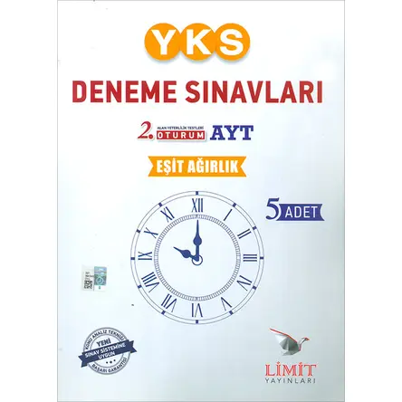 AYT Eşit Ağırlık 5li Deneme Limit Yayınları