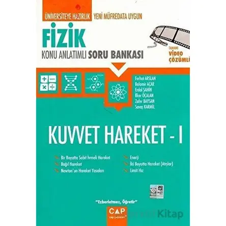 Fizik Kuvvet Hareket 1 Konu Anlatımlı Soru Bankası Çap Yayınları