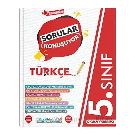 2024 Müfredat Öncesi 5. Sınıf Türkçe Sorular Konuşuyor Pruva Akademi