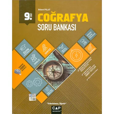 9.Sınıf Anadolu Lisesi Coğrafya Soru Bankası Çap Yayınları 2024 Öncesi Müfredat