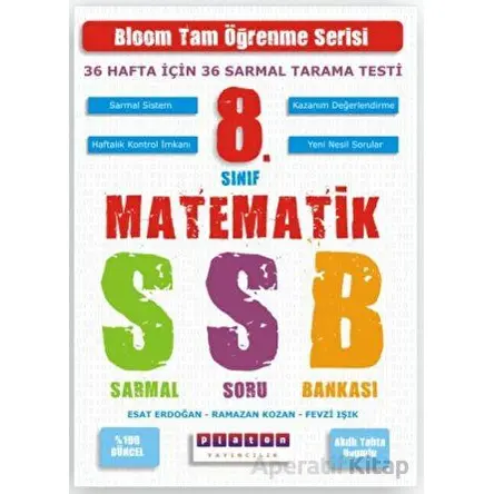 8. Sınıf Matematik Sarmal Soru Bankası Platon Yayınları