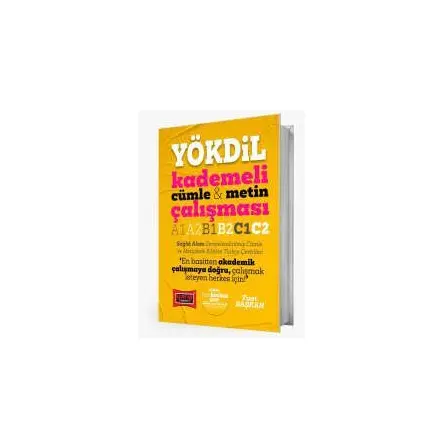 Yargı YÖKDİL Kademeli Cümle & Metin Çalışması A1 A2 B1 B2 C1 C2