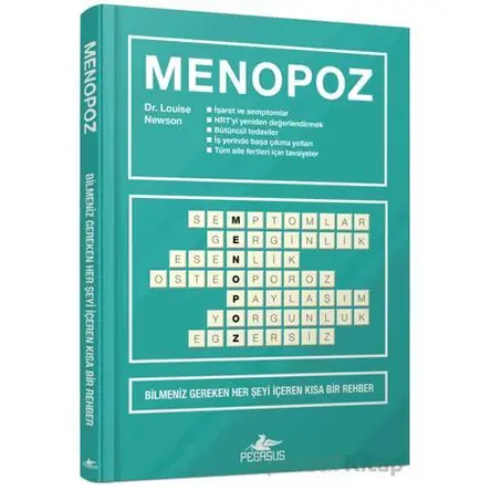 Menopoz - Louise Newson - Pegasus Yayınları