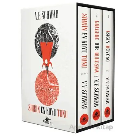 Sihrin Tonları Üçlemesi Kutulu Özel Set (3 Kitap) - V. E. Schwab - Pegasus Yayınları