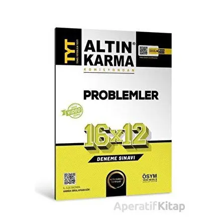 Altınkarma TYT Problemler 16x12 Deneme Sınavı 2023