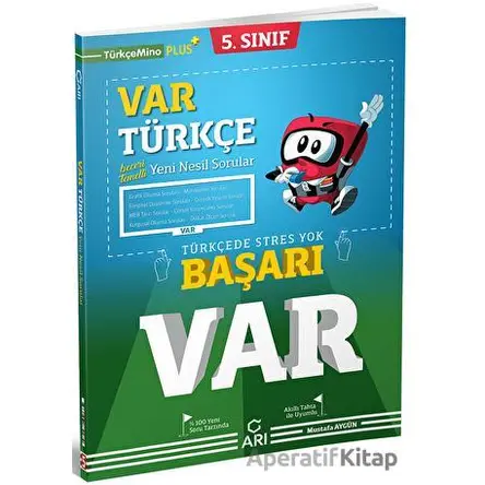 5.Sınıf VAR Türkçe Yeni Nesil Soru Bankası Arı Yayıncılık (2024 Öncesi Müfredat)